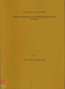 Laporan Geologi Permukaan Daerah Kota Yogyakarta dan Kabupaten Bantul.