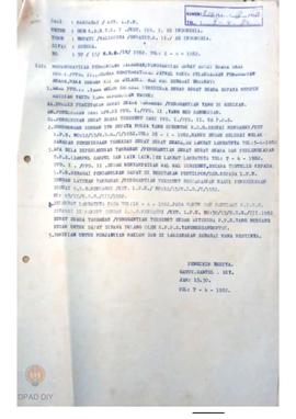 Telegram dari Mendagri/Ketua LPU untuk Gubernur KDH TKI/ Ketua PPD I se-Indonesia nomor: 57/ 15/ ...