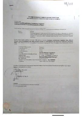 Permohonan Pembayaran Bantuan Rehabilitasi dan Rekonstruksi Rumah, Nama Kelompok Masyarakat Bojon...
