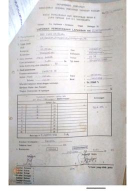 Laporan dari Balai Pengawasan dan Sertifikasi Benih II Jawa Tengah dan DIY tentang laporan pemeri...