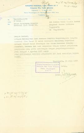 Penutupan konggres Nasional Ilmu Tanah ke-2 di Yogyakarta