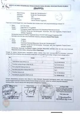 Berita Acara Pembentukan Kelompok dan Pengurus POKMAS & Penetapan prioritas usulan kegiatan R...