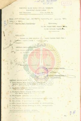 Laporan hasil pemeriksaan proyek pada Dinas Kesehatan kab Gunungkidul.