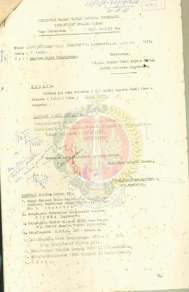 Laporan hasil pemeriksaan pemegang uang muka pemilihan daerah Tk II Gunungkidul.