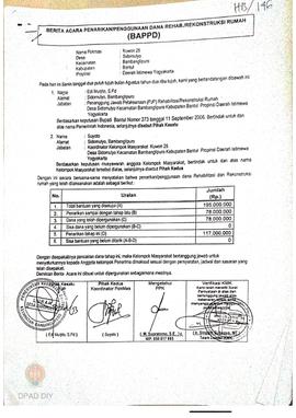 Berita Acara Pembentukan Kelompok dan Pengurus Kelompok Masyarakat dan Penetapan Prioritas Usulan...