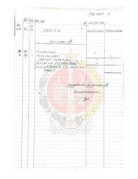 Laporan Bulanan (Januari-Maret 1998) tentang Penataran P-4 bagi Pegawai Non Eselon Golongan IV da...