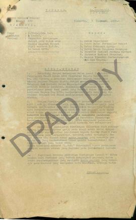 Surat dari Jawatan Pengairan Jalan dan Gedung DIY kepada Kantor Pengairan DIY perihal penyampaian...