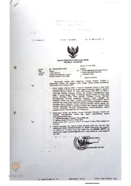 Surat Badan Pengawas Pemilu  Republik Indonesia No 591/Bawaslu/Set/V/2009 tentang Laporan Keuanga...