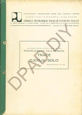 Laporan penyelidikan aspal beton pekerjaan PT Yala Persada Trace Jogja – Solo.