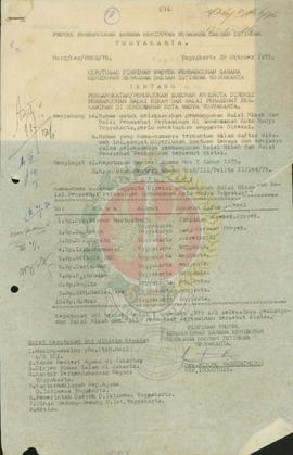 SK Pimpro Pembangunan sarana kehidupan beragama DIY tentang susunan anggota Direksi pembangunan B...